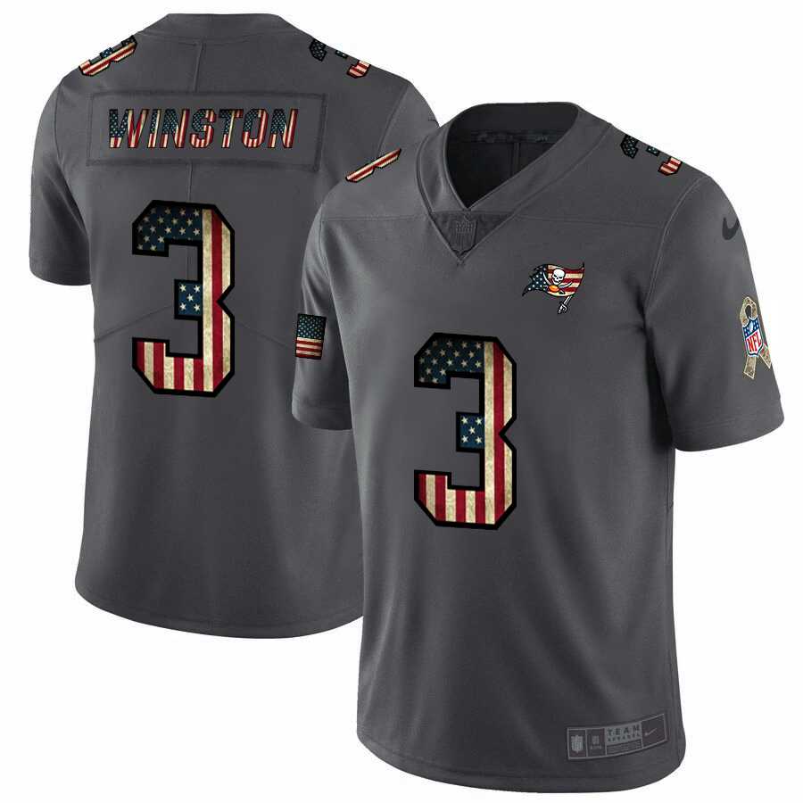 Nike Buccaneers 3 Jameis Winston 2019 Salute To Service USA Flag Fashion Limited Jersey Dyin,We sell and wholesale Nike Buccaneers 3 Jameis Winston 2019 Salute To Service USA Flag Fashion Limited Jersey Dyin on line form chian!